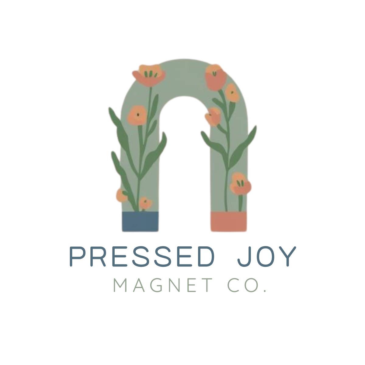 Pressed Joy Magnet Co logo
